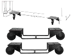 Heavy Duty Upright Piano Dollies