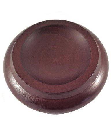 3-1/2" Hardwood Piano Caster Cups - Choice of Ebony, High Gloss Ebony, Mahogany, Walnut or Unfinished Piano Caster Cups Schaff Piano Supply Mahogany