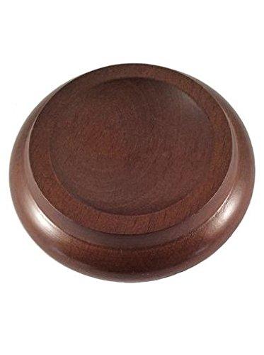 3-1/2" Hardwood Piano Caster Cups - Choice of Ebony, High Gloss Ebony, Mahogany, Walnut or Unfinished Piano Caster Cups Schaff Piano Supply Walnut