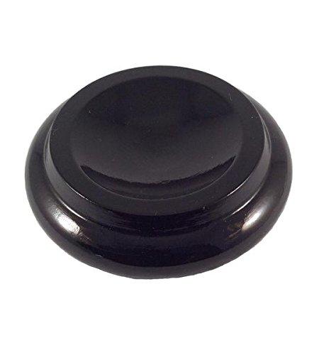 3-1/2" Hardwood Piano Caster Cups - Choice of Ebony, High Gloss Ebony, Mahogany, Walnut or Unfinished Piano Caster Cups Schaff Piano Supply Ebony high gloss
