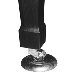 5" Hardwood Piano Caster Cups Piano Caster Cups Schaff Piano Supply