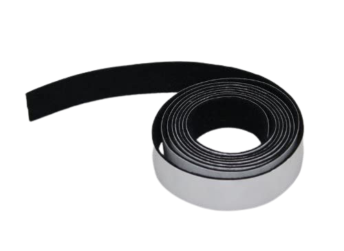 Piano Nameboard Felt - Black Self-Adhesive