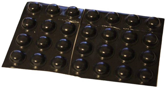 Self Adhesive Button Bumpers for Piano Fallboards, Benches, Lids, Etc. | Clear, Brown or Black
