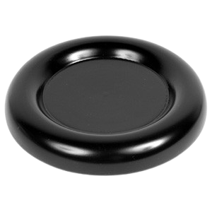 Piano Caster Cups - 5-1/2" Hardwood | Choice of Ebony, High Gloss Ebony, Mahogany, Walnut or Unfinished