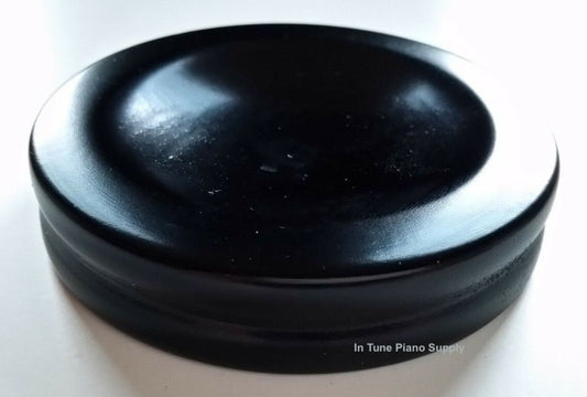 Jansen ebony satin piano caster cup