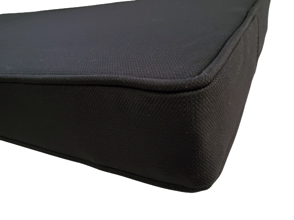 Piano Bench Cushion ~ Ebony Black Color | Choose Size & Thickness