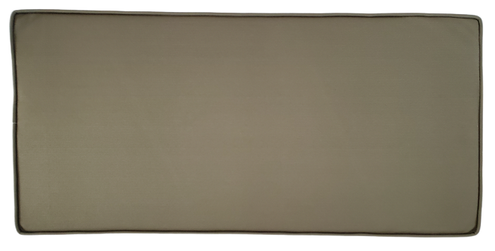 Ivy Green Piano Bench Cushion Pad - 14.5" x 33" x 2" - Box Edge with Piping Trim | Same Day Shipping