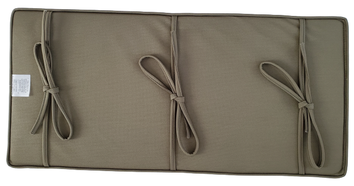 Ivy Green Piano Bench Cushion Pad - 14.5" x 33" x 2" - Box Edge with Piping Trim | Same Day Shipping