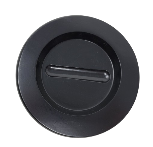 Wood Piano Caster Cups - Ebony Black - 5.5" Diameter | Set of 3