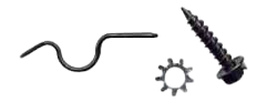 Dampp Chaser Replacement Half Clamps and Screws for Watering Tube