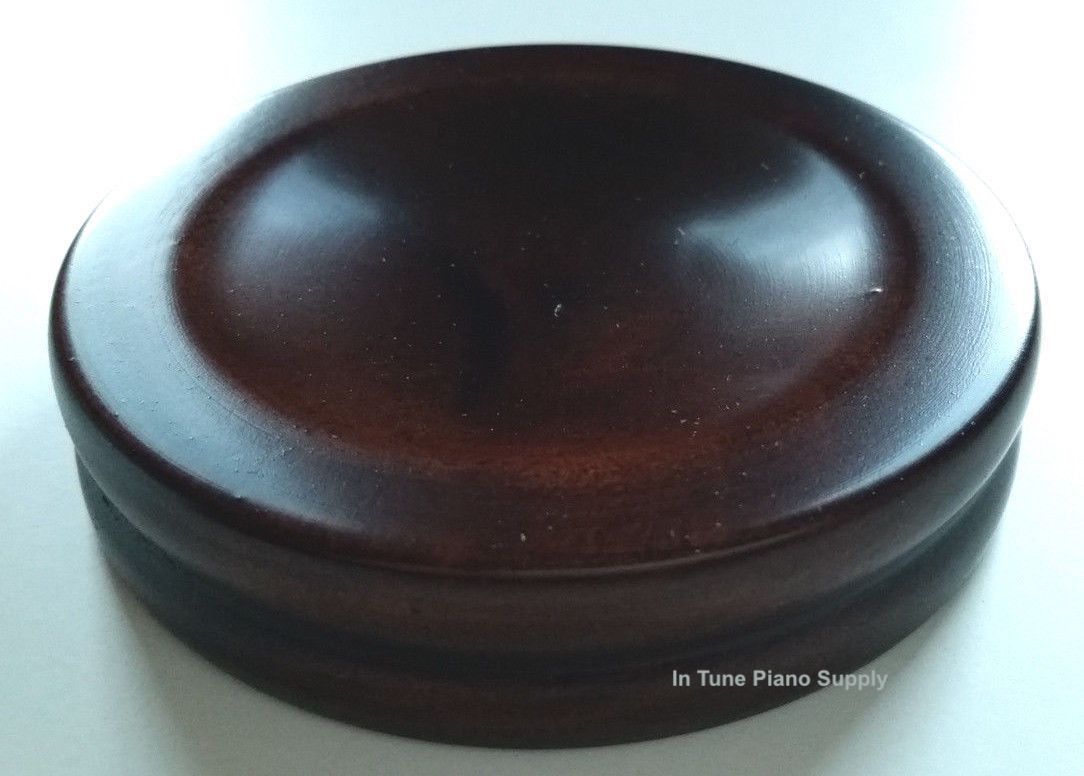Jansen mahogany piano caster cup
