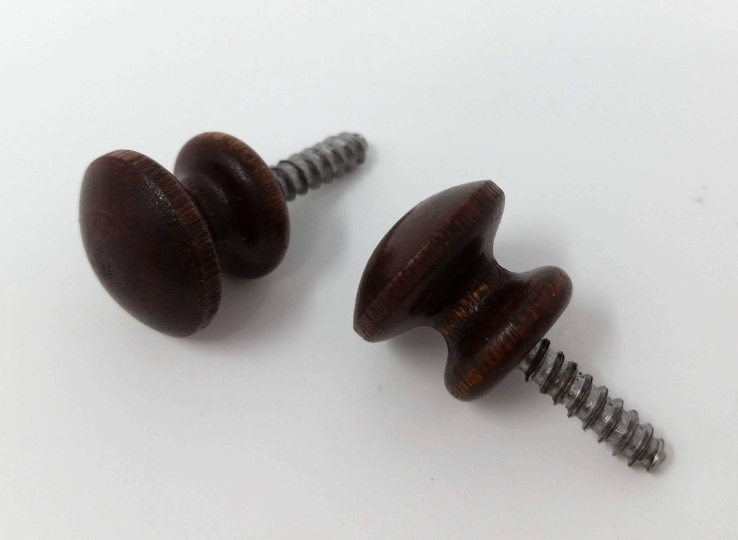 5/8" Wood Piano Desk Knobs Mahogany