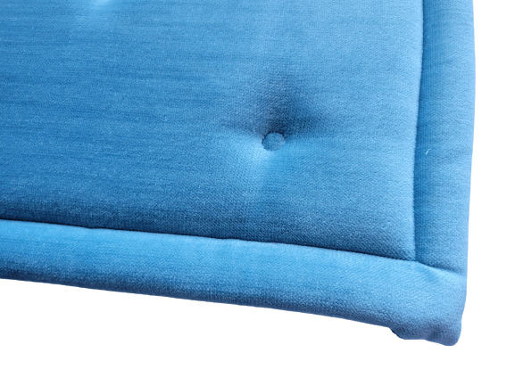 Ocean Crest Blue Piano Bench Cushion Pad 14" x 25" x 1" | Same Day Shipping