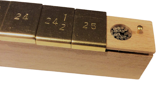 Piano Center Pin Case | Empty or Filled with Center Pins