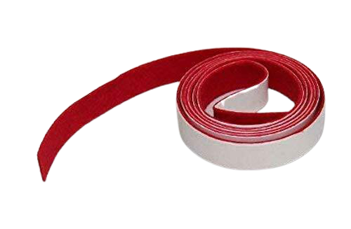 Red Self Adhesive Piano Nameboard Felt