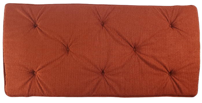 Rust Brown Piano Bench Cushion Pad 15.5" x 32" x 1" | Same Day Shipping