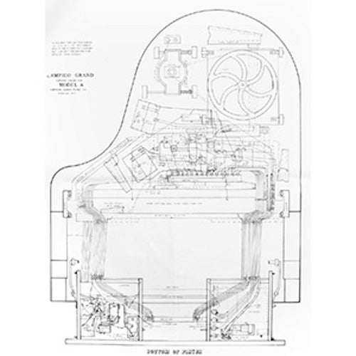 Ampico Model A Tubing Chart