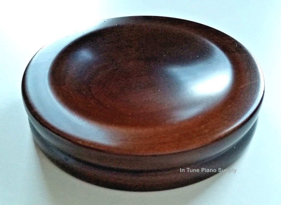 Jansen walnut piano caster cup