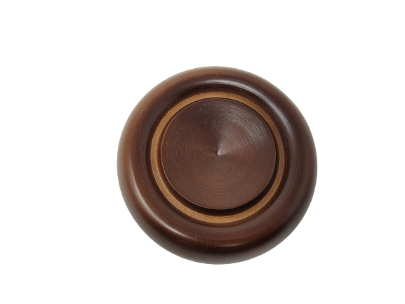Piano Caster Cups - 5" Hardwood | Choice of Ebony, High Gloss Ebony, Mahogany, Walnut, Oak, White or Unfinished