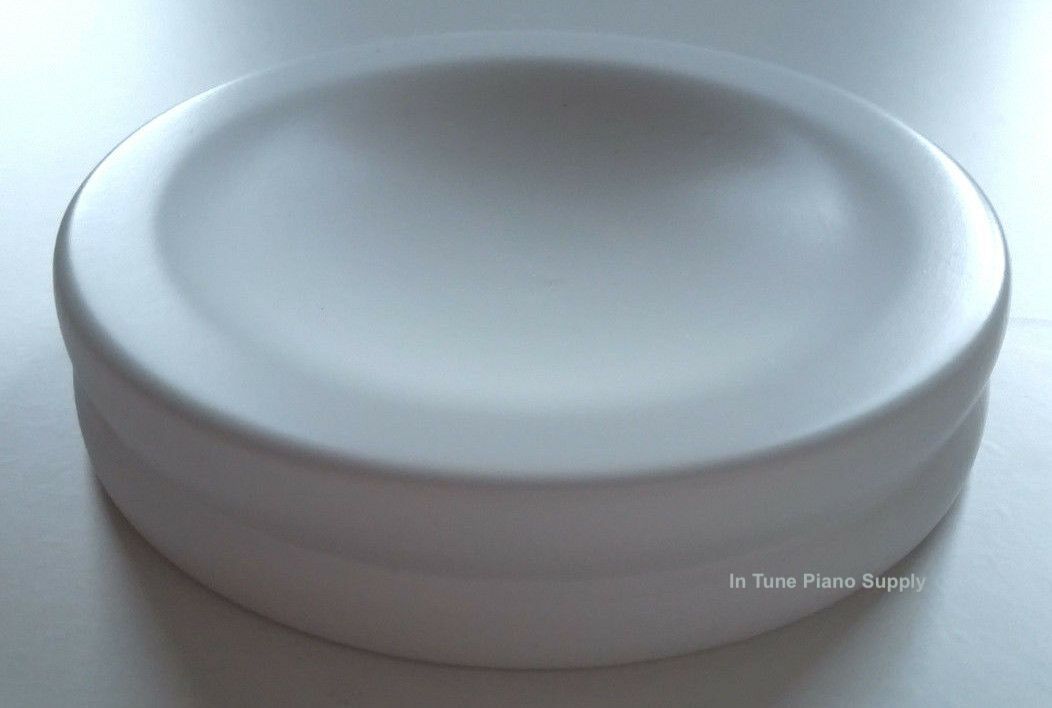 Jansen White piano caster cup
