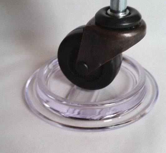 Jansen Lucite Piano Caster Cups Piano Caster Cups Jansen Clear