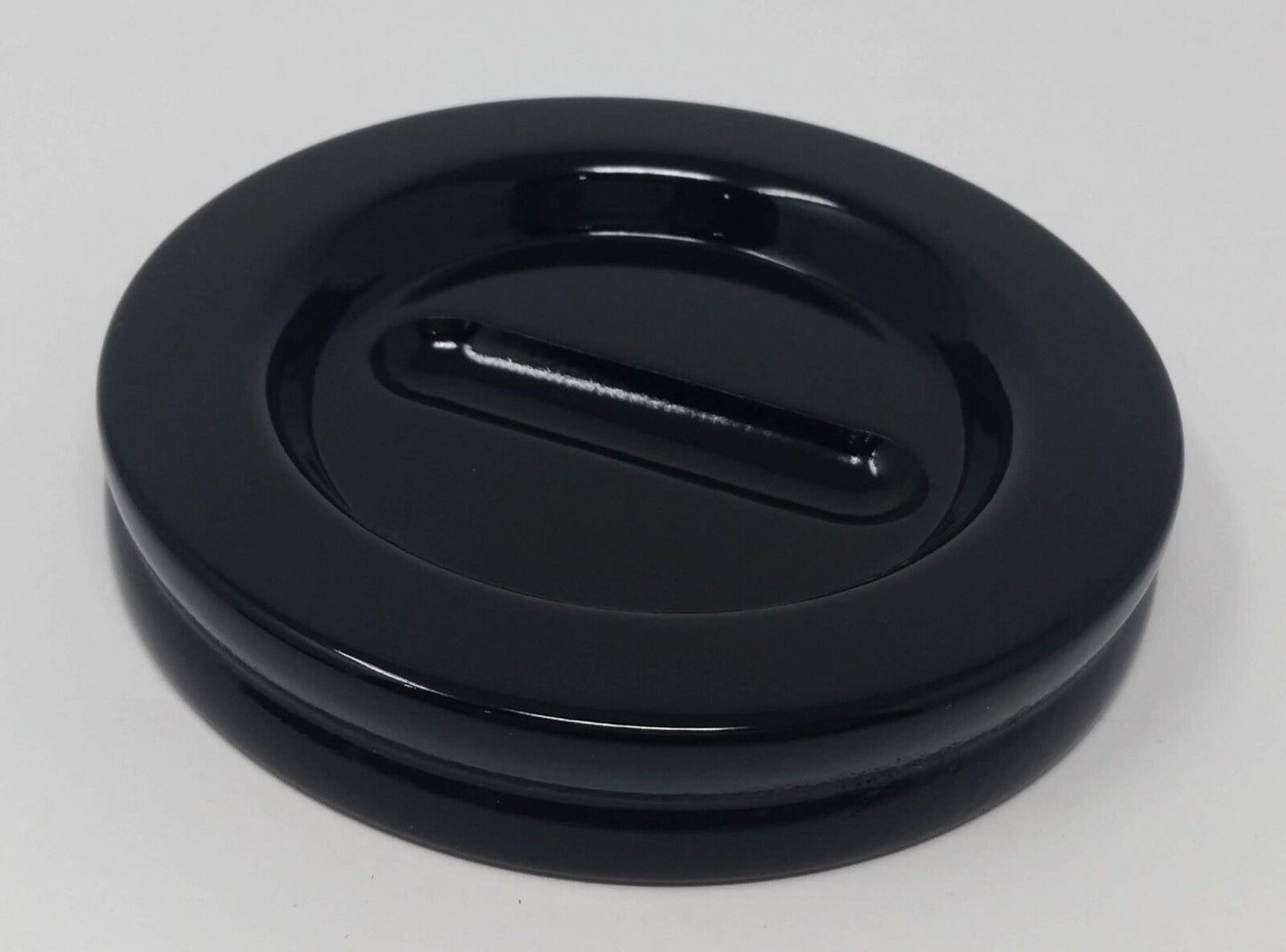 Jansen 4-1/2" Solid Wood Piano Caster Cups Ebony High Gloss