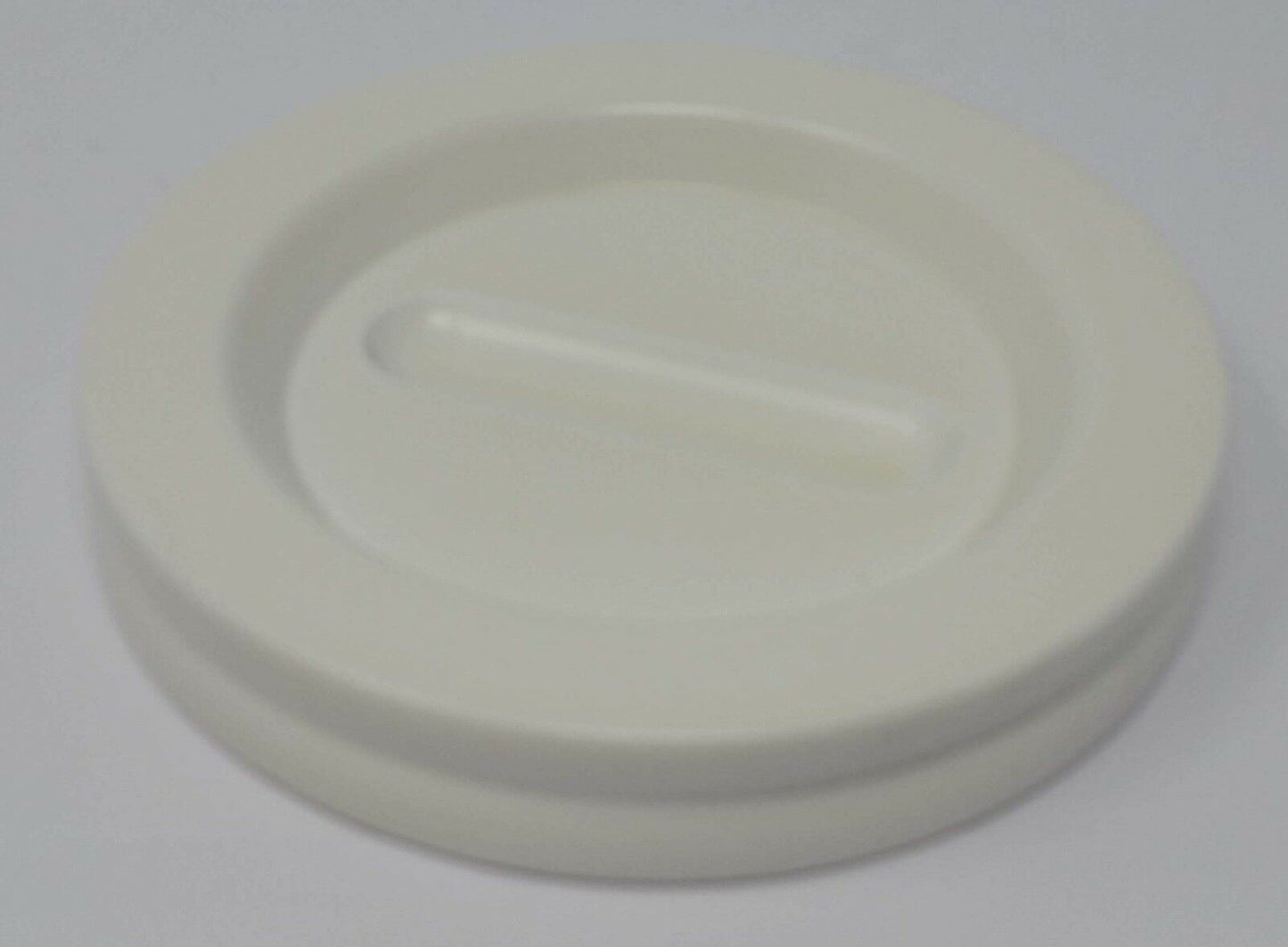 Jansen 4-1/2" Solid Wood Piano Caster Cups White
