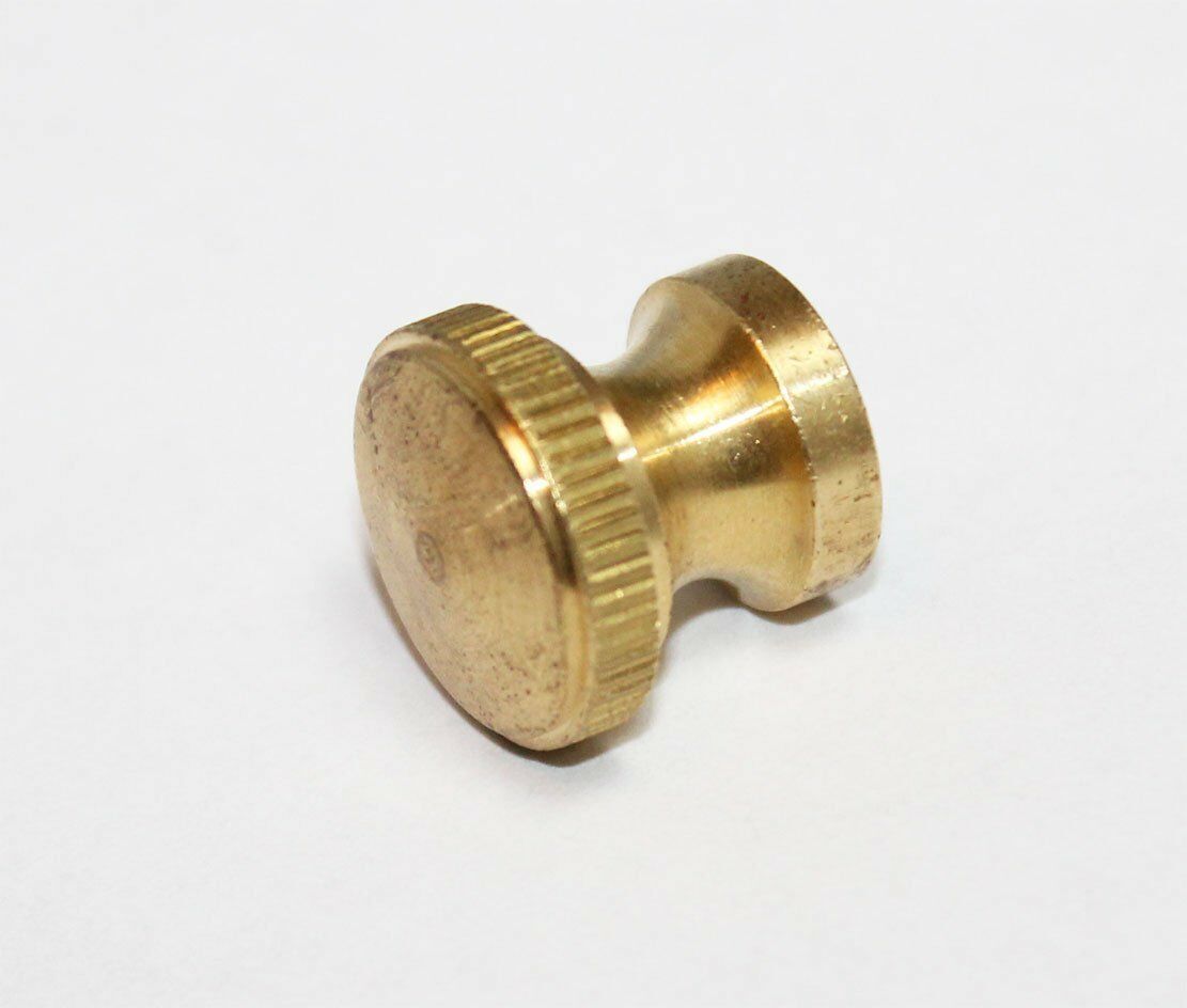 Upright/Vertical Piano Action Bracket Bolt Knob - Solid Brass