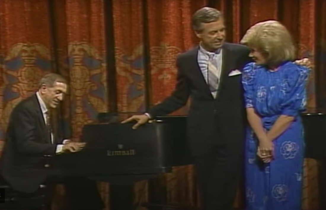 Mr. Rogers and Johnny Costa on the Tonight Show with Joan Rivers -- 1986