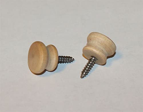 Wood Piano Desk Knobs 11/16" - Walnut, Red Mahogany or Unfinished
