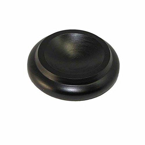 3-1/2" Hardwood Piano Caster Cups - Choice of Ebony, High Gloss Ebony, Mahogany, Walnut or Unfinished Piano Caster Cups Schaff Piano Supply Ebony 