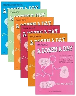 A Dozen A Day Technical Exercises for the Piano