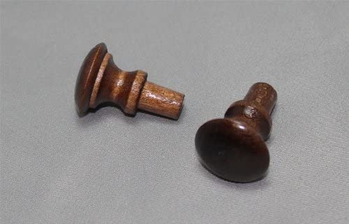 Walnut peg end piano desk knobs