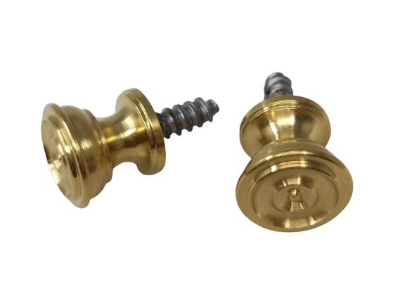 Brass piano desk knobs