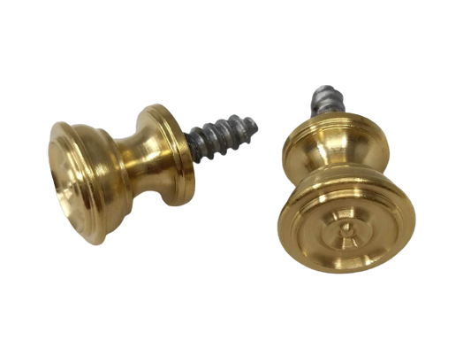 Brass piano desk knobs