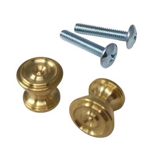 Brass piano desk knobs