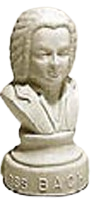 Halbe 3-1/2" to 4" Composer Statuettes