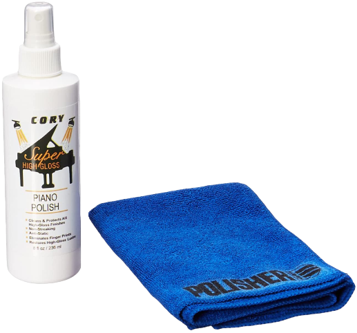 Cory Super High Gloss Piano Polish with Polisher Cloth