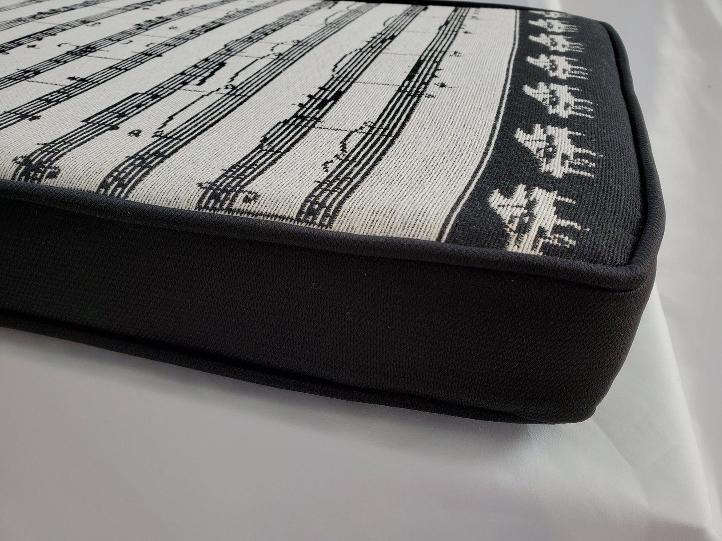 Beethoven Fifth Symphony Piano Bench Cushion Pad