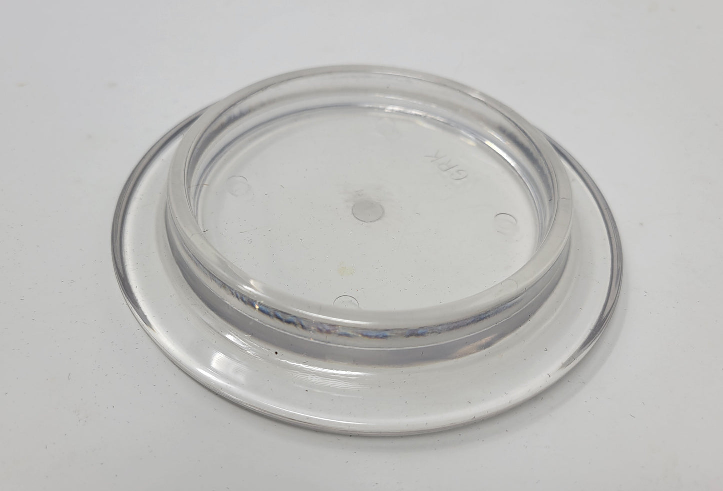 Lucite Piano Caster Cups - Transparent Clear - 4.5" Diameter | Set of 3