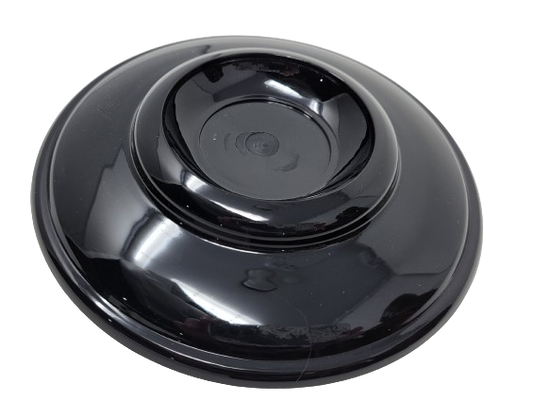Piano Caster Cups - Ebony Black - 5-3/8" Diameter | Set of 3