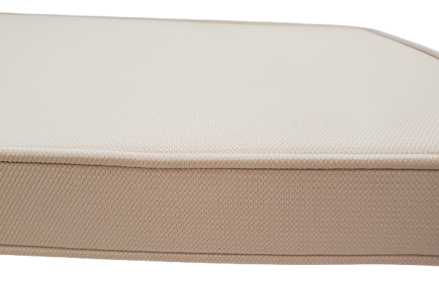Piano Bench Cushion ~ Pearl Ivory Color | Choose Size & Thickness
