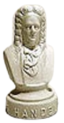 Halbe 3-1/2" to 4" Composer Statuettes