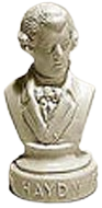 Halbe 3-1/2" to 4" Composer Statuettes