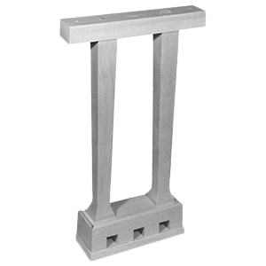 Grand Piano Lyre - Contemporary Style | Unfinished Replacement Part