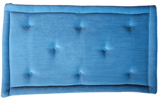 Ocean Crest Blue Piano Bench Cushion Pad 14" x 25" x 1" | Same Day Shipping