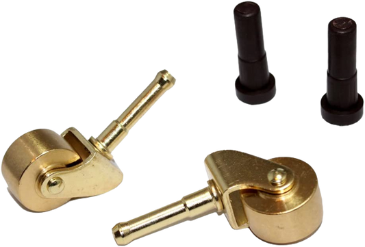 Brass Piano Casters For Spinet, Console or Vertical Pianos