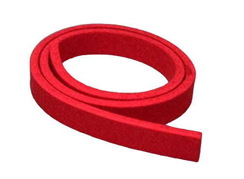 Red Steinway end felt (In Tune Piano Supply | Everett Piano Services)