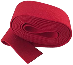 Steinway Stringing Cloth Scarlet Red - 1" or 2" Wide x 52" Long | For Piano Stringing