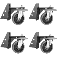 Sutherland Piano Carrier - Upright Piano Dolly - 4-Piece Corner Attached Wheels | Good for Narrow Doorways